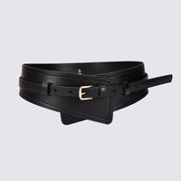 Women's Fashionable Imitation Leather Harness Wide Belt MDA0168H9Y