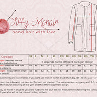 Cream Wool Cardigan – Hand Knitted Cable Knit Sweater T1288