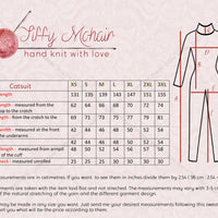 Blue Mohair Catsuit – Fluffy Hand-Knitted 5-Strand Full Body Suit – Soft Cozy One-Piece Knit – T1377