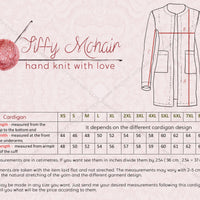 One available in size 6XL, Chunky Cable Knit Wool Cardigan , Long 50cm Turtleneck T1868