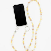 Ina Seifart Phone Necklace Long - White Mix